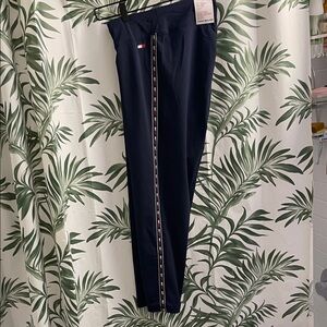 Tommy Hilfiger Men's Navy Joggers with Stripe Detail